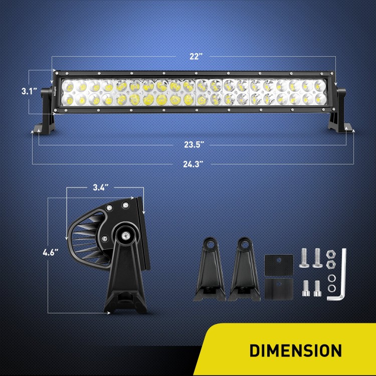 Авто LED бар 120W CREE - Прожектор за кола 