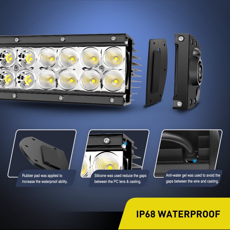 Авто LED бар 120W CREE - Прожектор за кола 